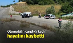 Otomobilin çarptığı kadın hayatını kaybetti