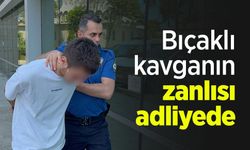 Bıçaklı kavganın zanlısı adliyede