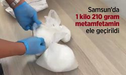 Samsun’da 1 kilo 210 gram metamfetamin ele geçirildi