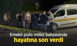 Emekli polis millet bahçesinde hayatına son verdi