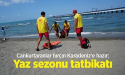 Cankurtaranlar hırçın Karadeniz'e hazır: Yaz sezonu tatbikatı