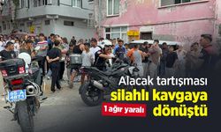 Alacak tartışması silahlı kavgaya dönüştü: 1 ağır yaralı