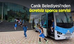 Canik Belediyesi'nden ücretsiz sporcu servisi