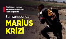 Galatasaray formalı antrenman görüntüsü taraftarı çıldırttı, Samsunspor’da MARİUS KRİZİ