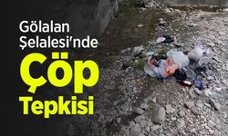 Gölalan Şelalesi'nde Çöp Tepkisi
