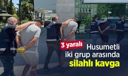 Husumetli iki grup arasında silahlı kavga; 3 yaralı