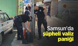 Samsun'da şüpheli valiz paniği