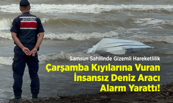 Samsun Sahilinde Gizemli Hareketlilik: Çarşamba Kıyılarına Vuran İnsansız Deniz Aracı Alarm Yarattı!