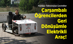 Hurdayı Teknolojiye Çevirdiler: Çarşambalı Öğrencilerden Geri Dönüşümle Elektrikli Araç!