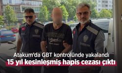 Atakum’da GBT kontrolünde yakalandı: 15 yıl kesinleşmiş hapis cezası çıktı