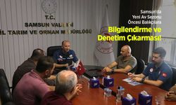 Samsun'da Yeni Av Sezonu Öncesi Balıkçılara Bilgilendirme ve Denetim Çıkarması!