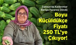 Samsun’da Kaldırımlar Bamya Pazarına Döndü: Boyu Küçüldükçe Fiyatı 250 TL’ye Çıkıyor!