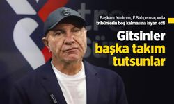 Başkanı Yıldırım, F.Bahçe maçında tribünlerin boş kalmasına isyan etti: "Gitsenler başka takım tutsunlar"