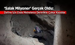 'Salak Milyoner' filmi gerçek oldu: Define bulmak için evin altında metrelerce kazı yaptılar