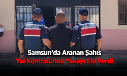 Havza’da Jandarmadan Nokta Atışı: Aranan Hükümlü Yakalandı