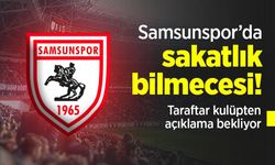 Samsunspor’da sakatlık bilmecesi! Taraftar kulüpten açıklama bekliyor
