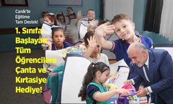 Canik’te Eğitime Tam Destek: 1. Sınıfa Başlayan Tüm Öğrencilere Çanta ve Kırtasiye Hediye!