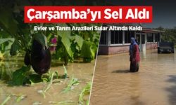 Çarşamba’yı Sel Aldı: Evler ve Tarım Arazileri Sular Altında Kaldı