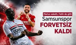 Marius sakattı, Fatih de gitti! Samsunspor FORVETSİZ KALDI