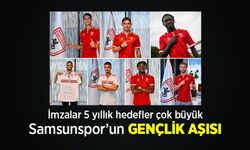 İmzalar 5 yıllık hedefler çok büyük! Samsunspor’un GENÇLİK AŞISI