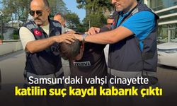 Samsun'daki vahşi cinayette katilin suç kaydı kabarık çıktı