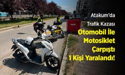 Atakum’da Trafik Kazası: Otomobil İle Motosiklet Çarpıştı, 1 Kişi Yaralandı!