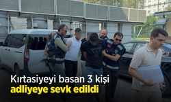 Kırtasiyeyi basan 3 kişi adliyeye sevk edildi