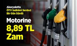 Akaryakıtta ÖTV İndirimi Sevinci Bir Gün Sürdü: Motorine 8,89 TL Zam