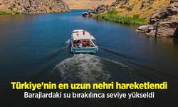 Türkiye'nin en uzun nehri hareketlendi: Barajlardaki su bırakılınca seviye yükseldi