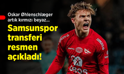 Oskar Øhlenschlæger artık kırmızı beyaz... Samsunspor, transferi resmen açıkladı!