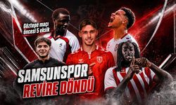 Göztepe maçı öncesi 5 eksik! SAMSUNSPOR REVİRE DÖNDÜ
