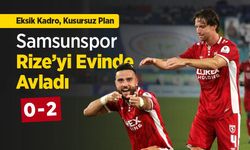Samsunspor Rize’yi Evinde Avladı! Rizespor 0-2 Samsunspor