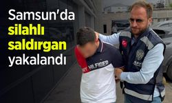 Samsun'da silahlı saldırgan yakalandı