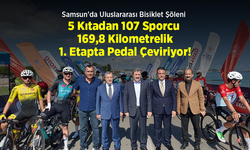 Samsun'da Uluslararası Bisiklet Şöleni: 5 Kıtadan 107 Sporcu 169,8 Kilometrelik 1. Etapta Pedal Çeviriyor!