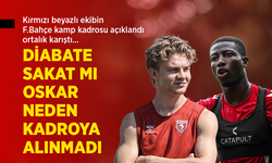 Kırmızı beyazlı ekibin F.Bahçe kamp kadrosu açıklandı ortalık karıştı... DİABATE SAKAT MI OSKAR NEDEN KADROYA ALINMADI