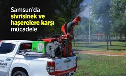 Samsun’da sivrisinek ve haşerelere karşı mücadele