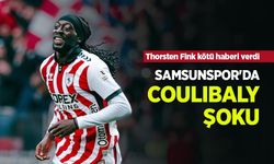 Thorsten Fink kötü haberi verdi, SAMSUNSPOR'DA COULIBALY ŞOKU