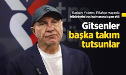 Başkanı Yıldırım, F.Bahçe maçında tribünlerin boş kalmasına isyan etti: "Gitsenler başka takım tutsunlar"