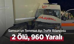 Samsun'un Temmuz Ayı Trafik Bilançosu: 2 Ölü, 960 Yaralı