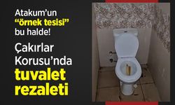 Atakum’un “örnek tesisi” bu halde! Çakırlar Korusu’nda tuvalet rezaleti
