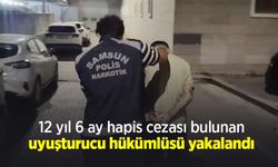 12 yıl 6 ay hapis cezası bulunan uyuşturucu hükümlüsü yakalandı
