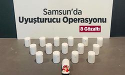 Samsun'da Uyuşturucu Operasyonu: 8 Gözaltı