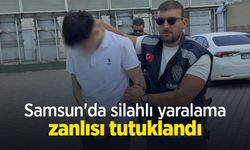 Samsun'da silahlı yaralama zanlısı tutuklandı