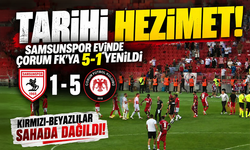 Tarihi hezimet! Samsunspor evinde Çorum FK'ya 5-1 mağlup oldu
