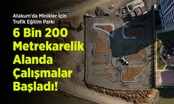 Atakum'da Minikler İçin Trafik Eğitim Parkı: 6 Bin 200 Metrekarelik Alanda Çalışmalar Başladı!