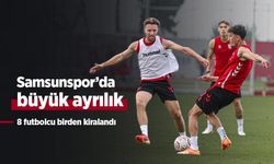 Samsunspor’da büyük ayrılık: 8 futbolcu birden kiralandı