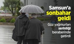 Samsun’a sonbahar geldi: Güz yağmurları serinliği beraberinde getirdi