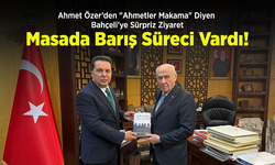 Ahmet Özer’den "Ahmetler Makama" Diyen Bahçeli’ye Sürpriz Ziyaret: Masada Barış Süreci Vardı!