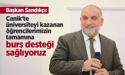 Başkan Sandıkçı: "Canik'te üniversiteyi kazanan öğrencilerimizin tamamına burs desteği sağlıyoruz"