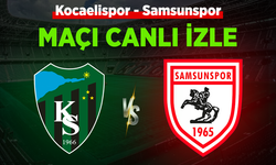 Kocaelispor-Samsunspor maçı canlı izle!